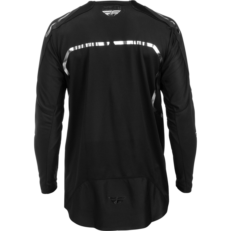 FLY Racing Evolution SA motokros dres crno-srebrne boje