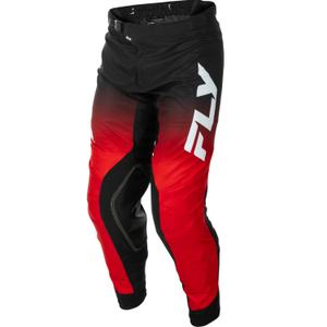 FLY Racing Evolution motokros hlače crveno-crno-bijele