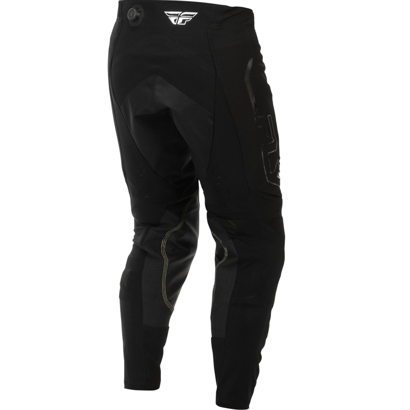 FLY Racing Evolution SE motokros hlače crno-srebrne