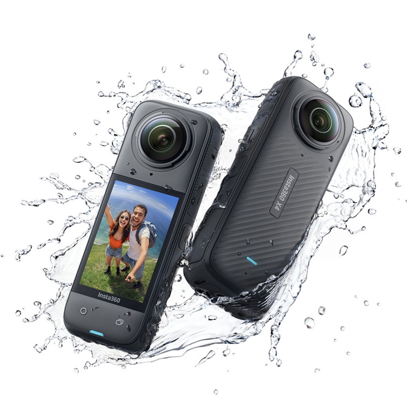 Insta360 X4 paket za motociklističku akcijsku kameru, crna