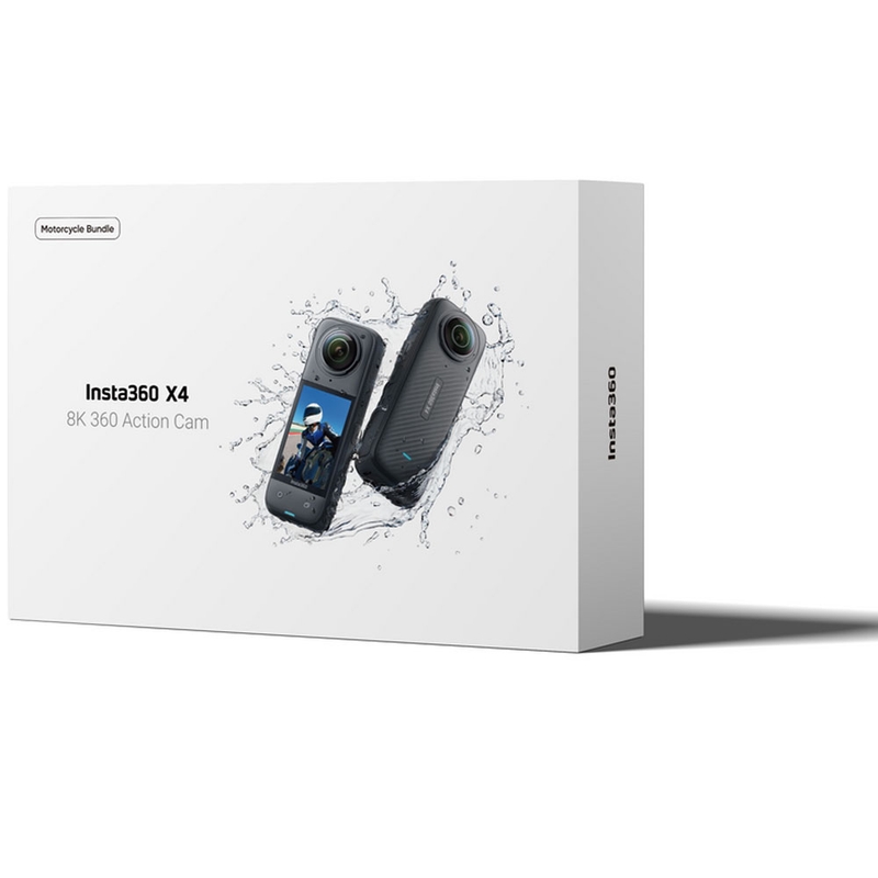 Insta360 X4 paket za motociklističku akcijsku kameru, crna