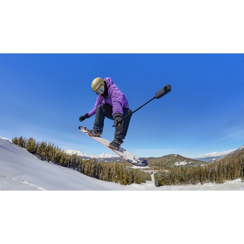 Insta360 X4 paket za motociklističku akcijsku kameru, crna