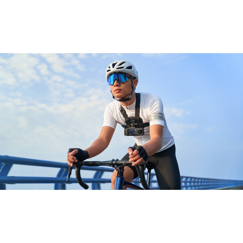 Insta360 X4 paket za motociklističku akcijsku kameru, crna