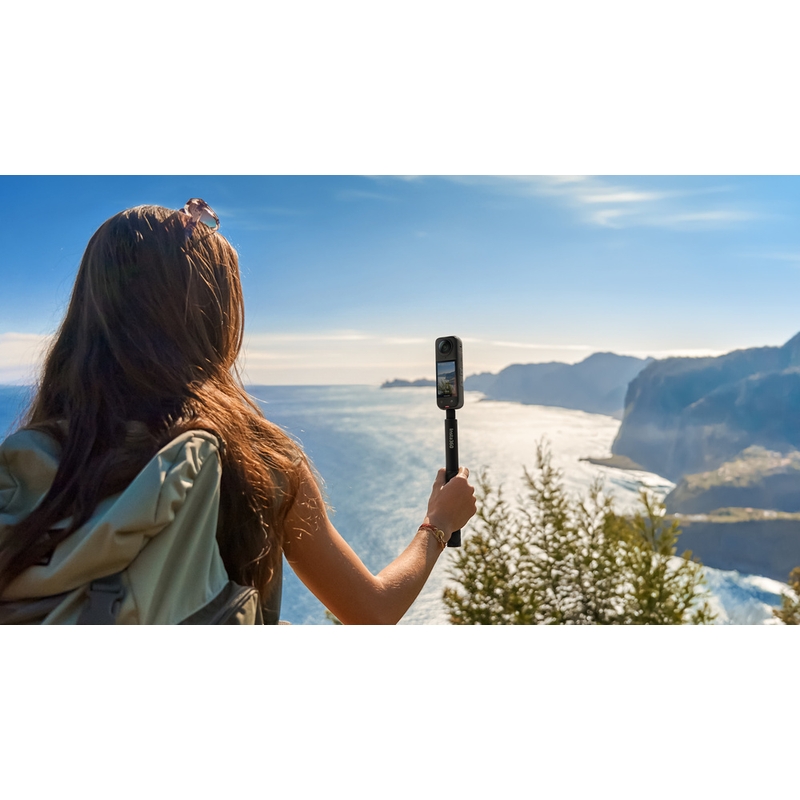 Insta360 X4 paket za motociklističku akcijsku kameru, crna