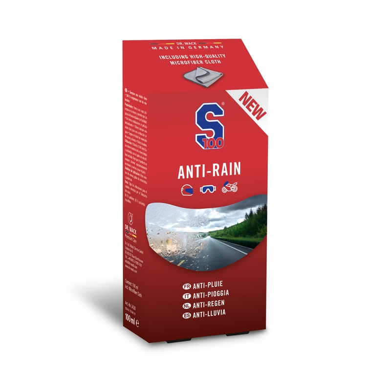 Sredstvo protiv kiše S100 s krpom od mikrovlakana 100 ml