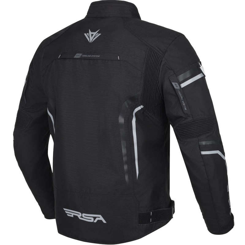 RSA Compact 2 motociklistička jakna crno-siva