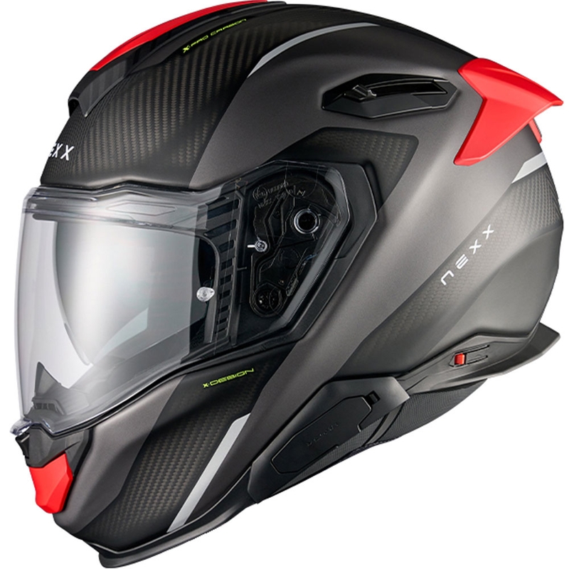 Nexx X.TR Rush integralna motociklistička kaciga mat crno-crvena