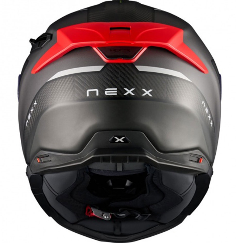 Nexx X.TR Rush integralna motociklistička kaciga mat crno-crvena