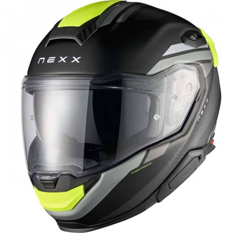 Nexx X.TR Quanta integralna motociklistička kaciga mat crno-fluo žuta