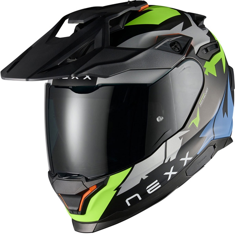 Enduro motociklistička kaciga NEXX Y.TRAVL Primal crno-fluo žuta