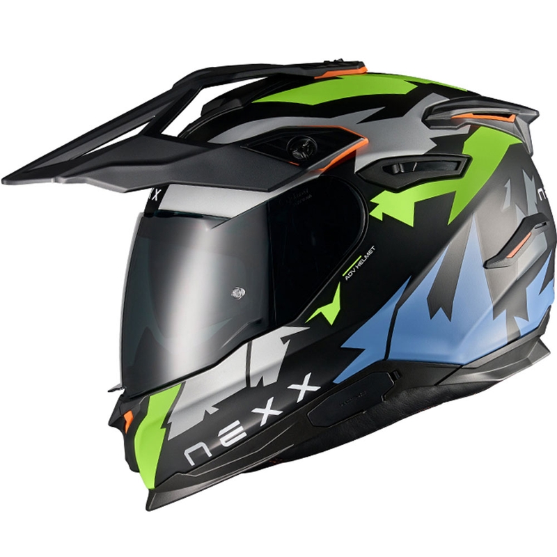Enduro motociklistička kaciga NEXX Y.TRAVL Primal crno-fluo žuta