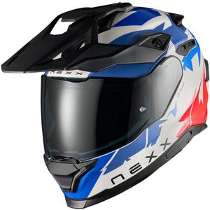 Enduro moto kaciga NEXX Y.TRAVL Primal plavo-crvena