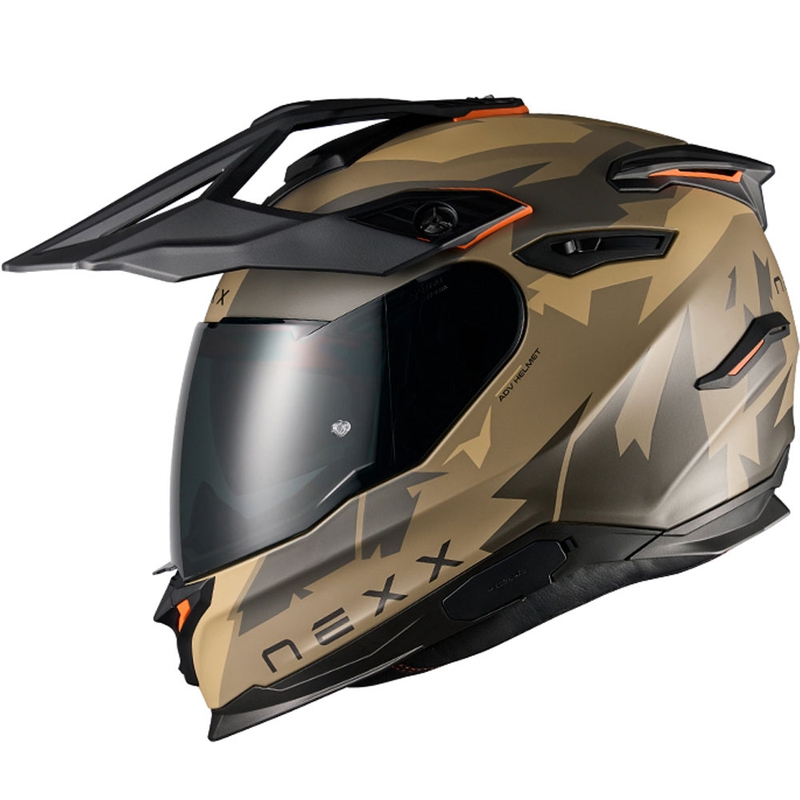 Enduro motociklistička kaciga NEXX Y.TRAVL Primal mat pješčano-siva