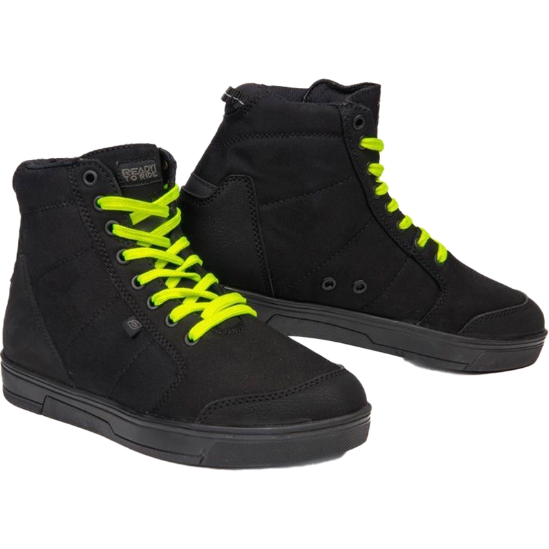Ozone Town motociklističke čizme crno-fluo žute