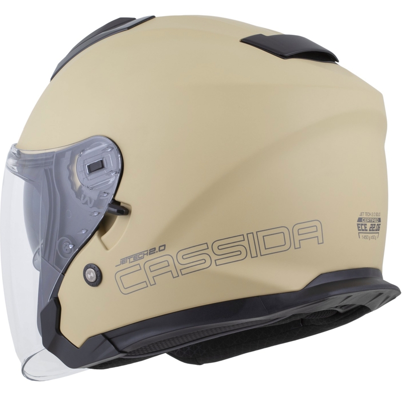 Cassida Jet Tech 2.0 RoTo otvorena motociklistička kaciga mat pijesak-crna-siva