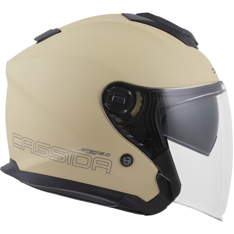 Cassida Jet Tech 2.0 RoTo otvorena motociklistička kaciga mat pijesak-crna-siva