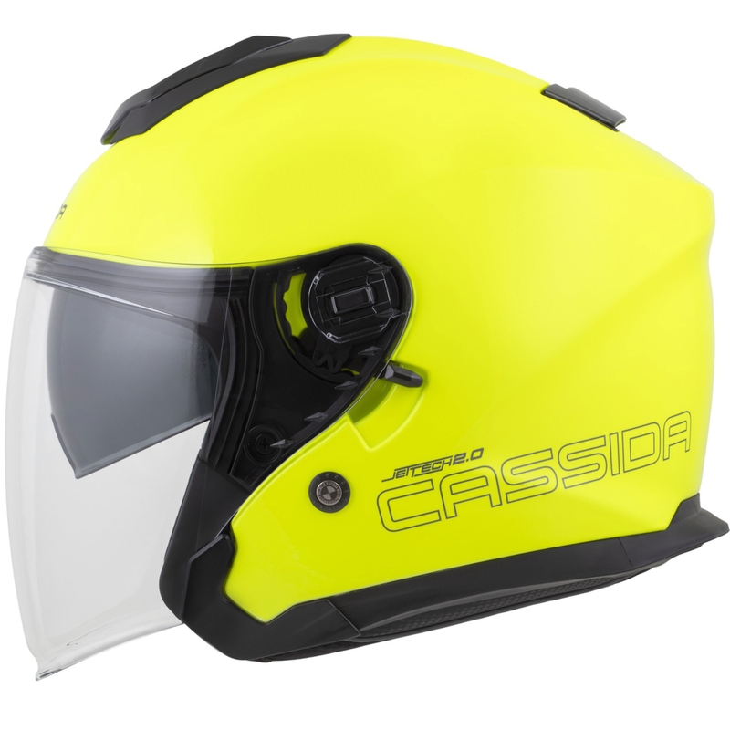 Cassida Jet Tech 2.0 RoTo otvorena motociklistička kaciga fluo žuto-crno-siva