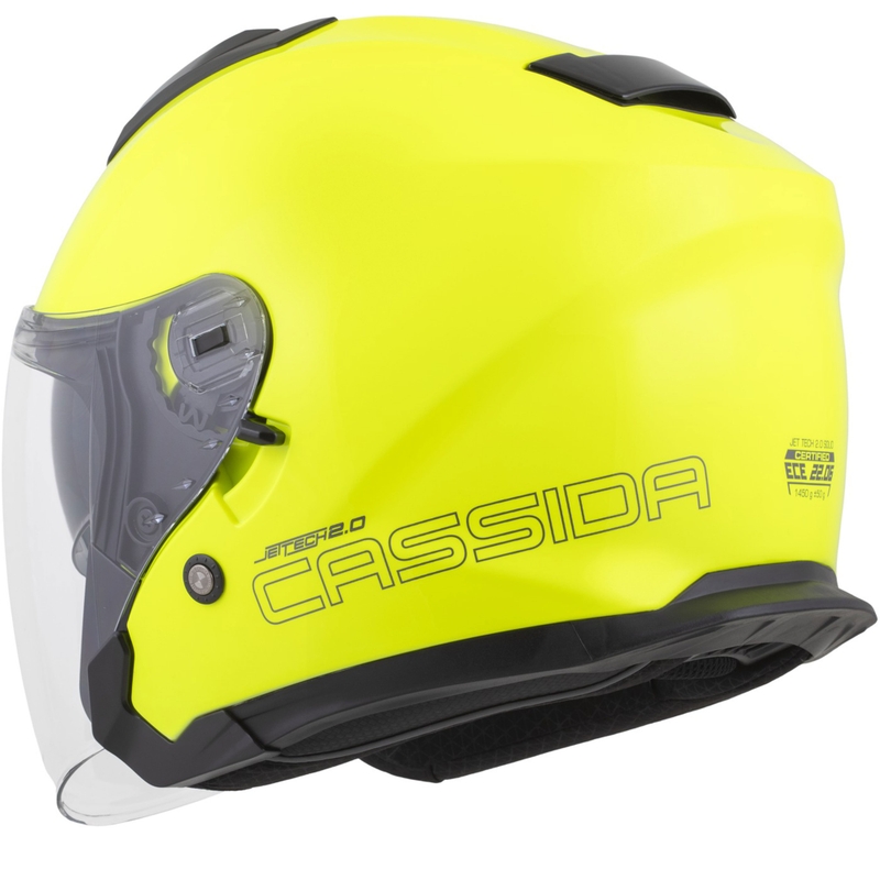 Cassida Jet Tech 2.0 RoTo otvorena motociklistička kaciga fluo žuto-crno-siva