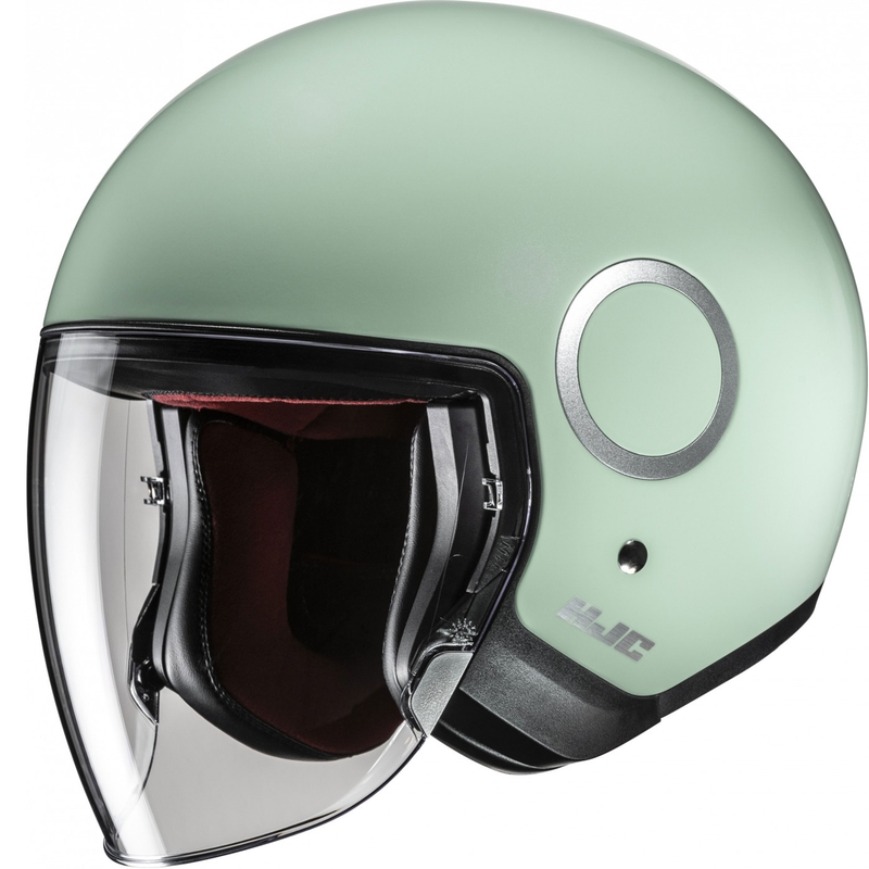 Otvorena motociklistička kaciga HJC RPHA 40, jednobojna pastelno zelena