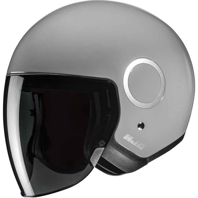 Otvorena motociklistička kaciga HJC RPHA 40, jednobojna, siva