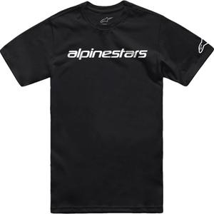 Alpinestars Linear Wordmark 2.0 CSF crno-bijela majica