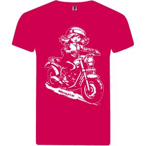 MotoZem majica za djevojčice - Biker pink