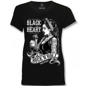 Ženska majica kratkih rukava Black Heart Pin Up Shake crna
