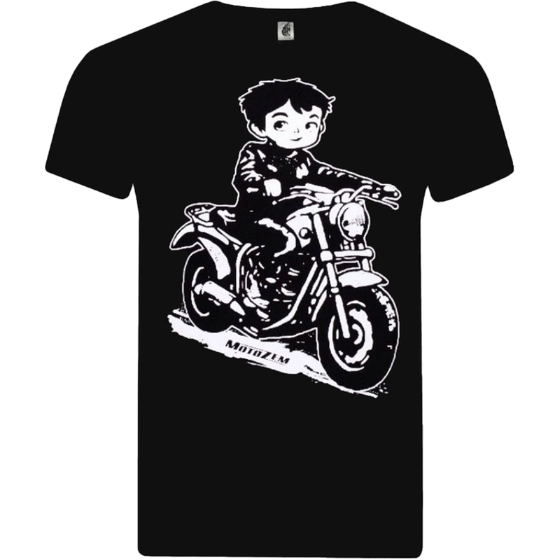 Dječja majica za dječake MotoZem Biker crna