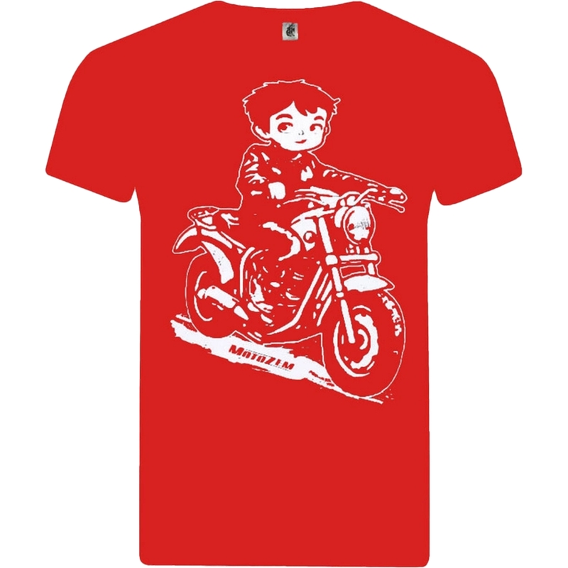 Dječja majica za dječake MotoZem Biker crvena