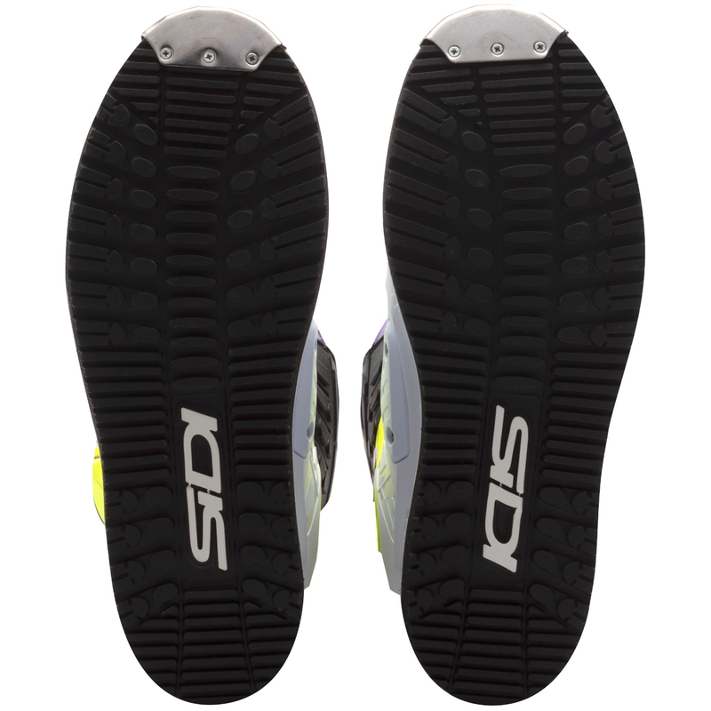 Motociklističke čizme SiDi Crossair HD End BB002 ljubičasto-žuto-bijele