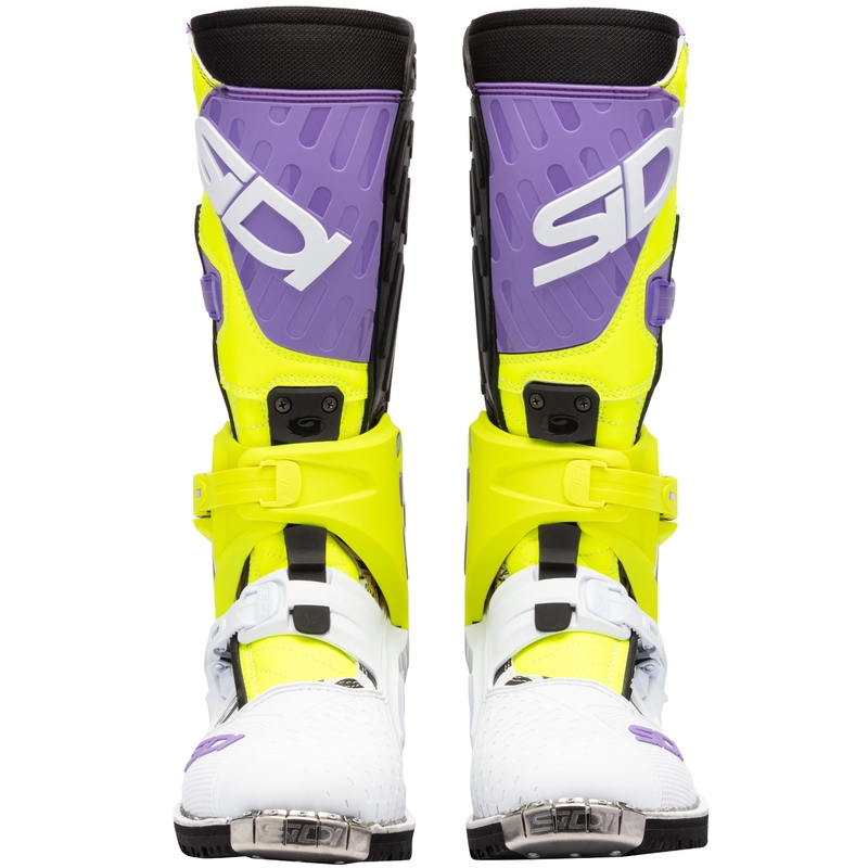 Motociklističke čizme SiDi Crossair HD End BB002 ljubičasto-žuto-bijele
