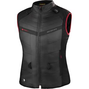 Grijani prsluk Shima Powerheat Vest crno-crveni ženska
