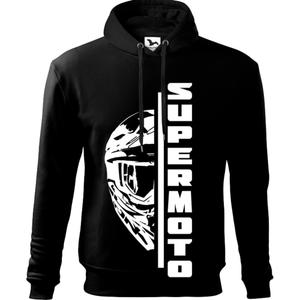 Muški sweatshirt SUPERMOTO crni