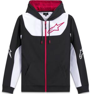 Alpinestars Sessions 3 Hoodie crno-bijelo-crvena