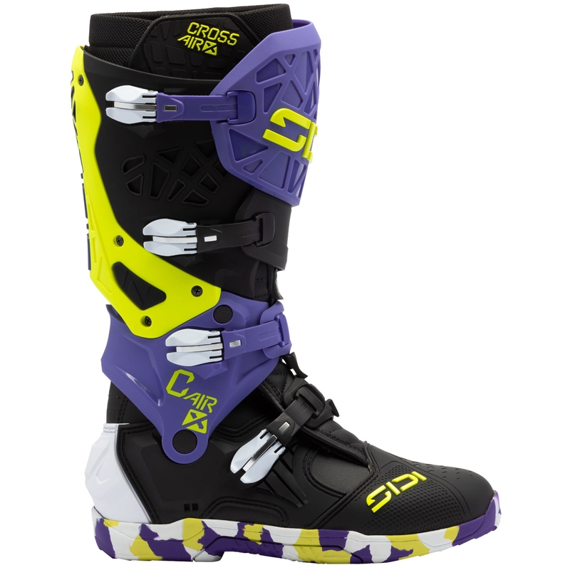 SiDi Crossair X motociklističke čizme crno-ljubičaste