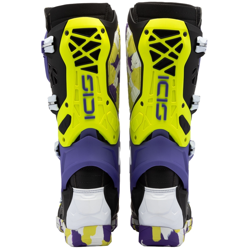 SiDi Crossair X motociklističke čizme crno-ljubičaste
