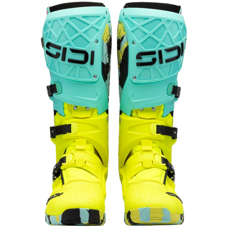 Motociklističke čizme SiDi Crossair X mint-fluo žute