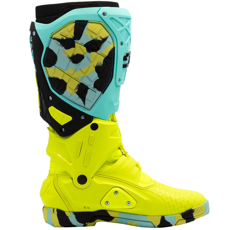 Motociklističke čizme SiDi Crossair X mint-fluo žute