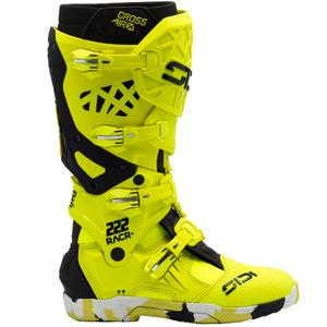 Motociklističke čizme SiDi Crossair X RACR001 crno-fluo žute