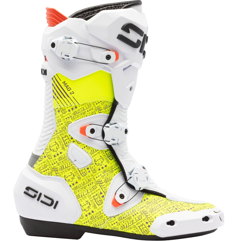 Motociklističke čizme SiDi MAG 2 Air BTA001 bijelo-žute