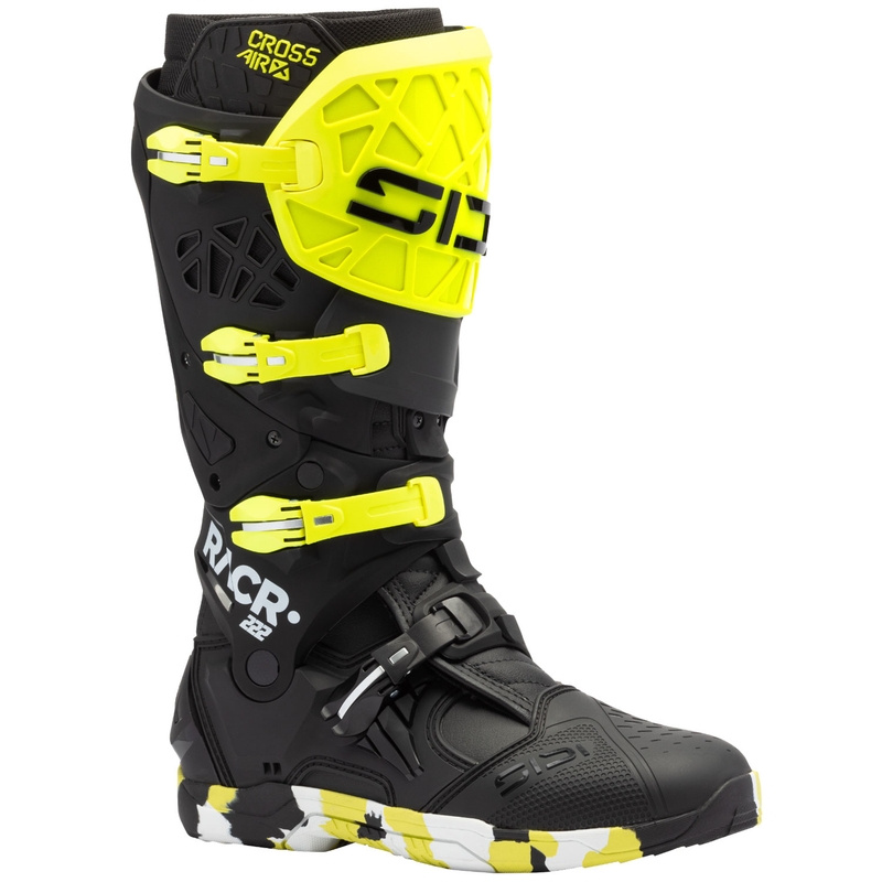 Motociklističke čizme SiDi Crossair X RACR002 fluo žuto-crne