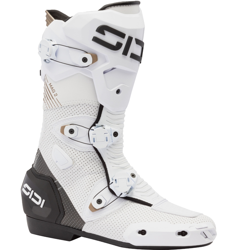 SiDi MAG 2 Air motociklističke čizme bijelo-crne