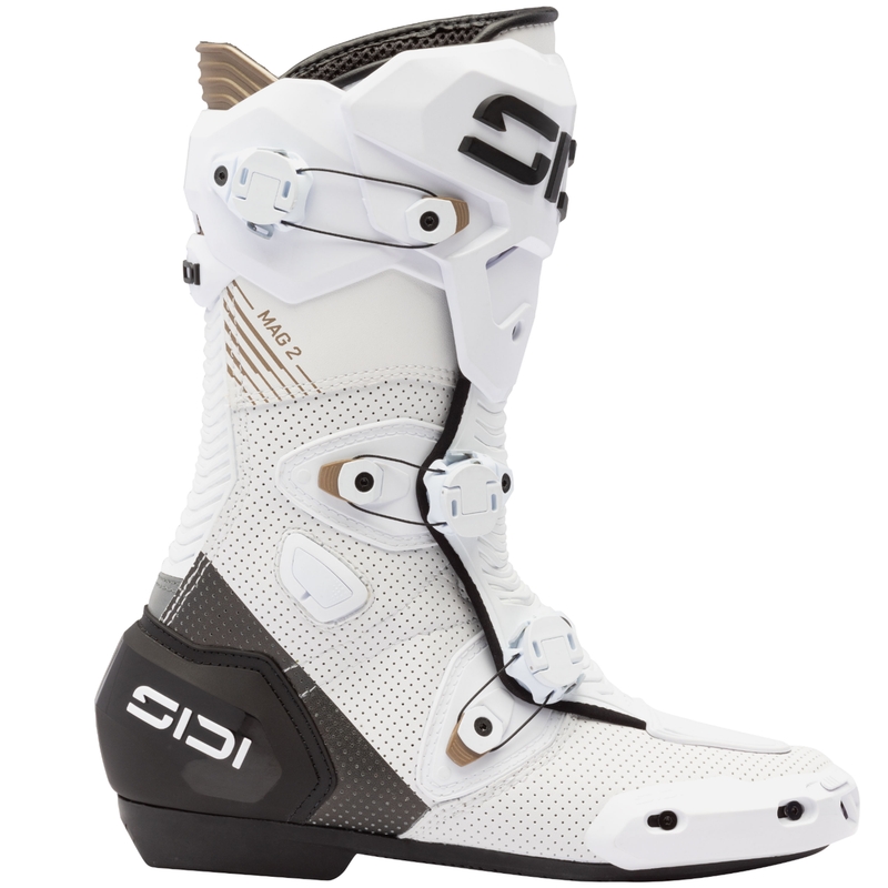 SiDi MAG 2 Air motociklističke čizme bijelo-crne