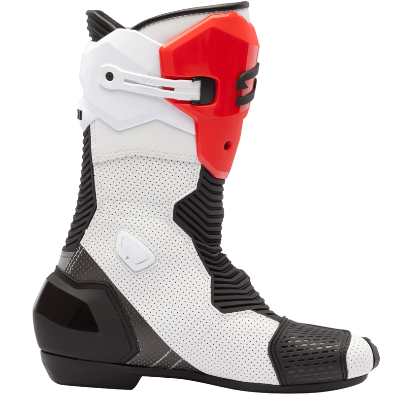 SiDi MAG 2 Air motociklističke čizme bijelo-crno-crvene