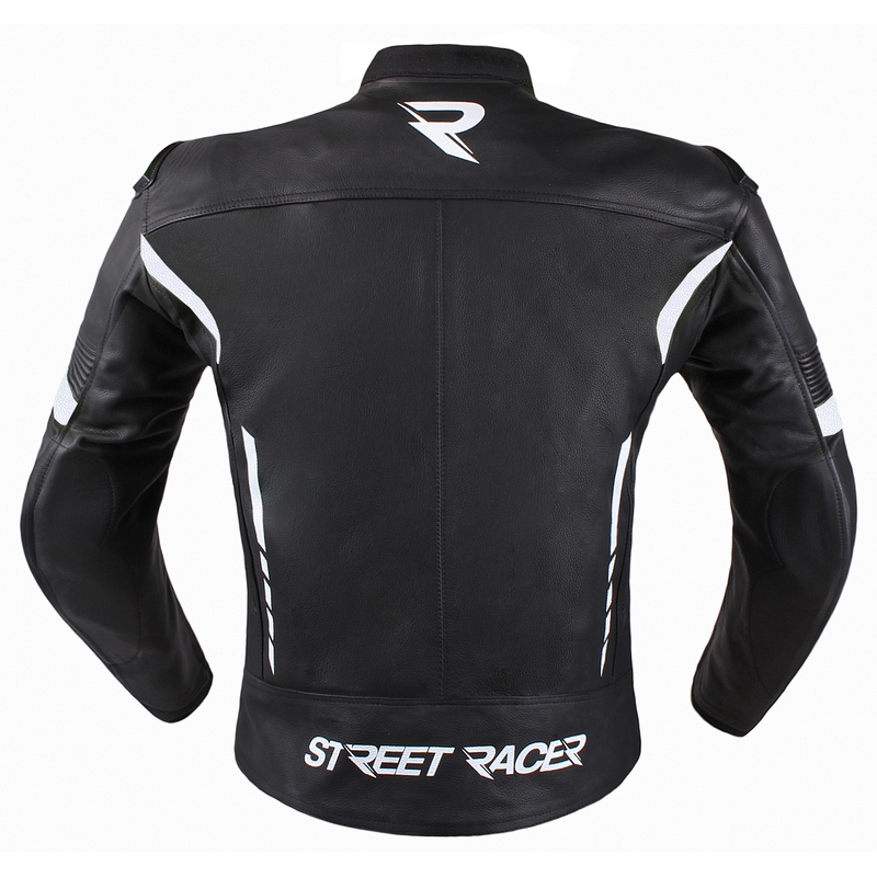 Motociklistička jakna Street Racer Bexter Black and White rasprodaja