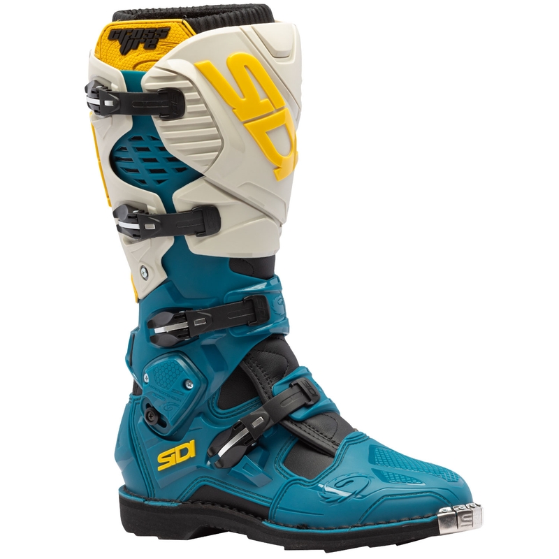 SiDi Crossfire 3 motociklističke čizme bež-plave boje