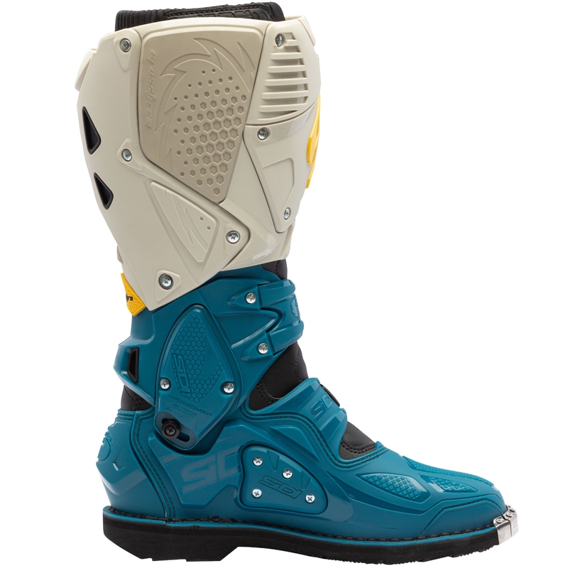 SiDi Crossfire 3 motociklističke čizme bež-plave boje