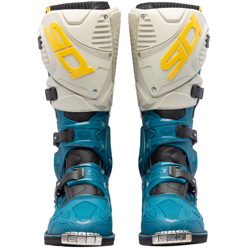 SiDi Crossfire 3 motociklističke čizme bež-plave boje