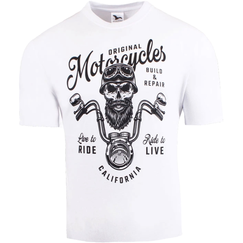 RSA Original Motorcycles majica kratkih rukava bijela