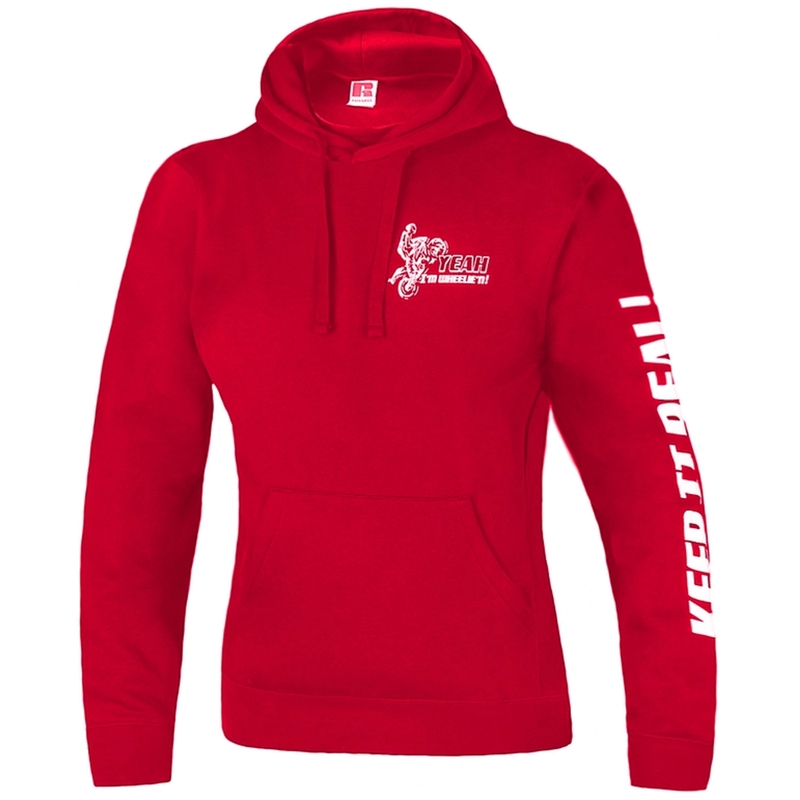 Ženski sweatshirt Catch me if you can crveni rasprodaja